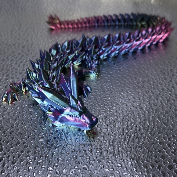 3D Printed Crystal Dragon and Egg - Picture 4 of 8